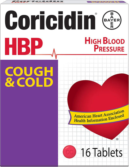GNP COUGH + COLD HBP TAB 16CT