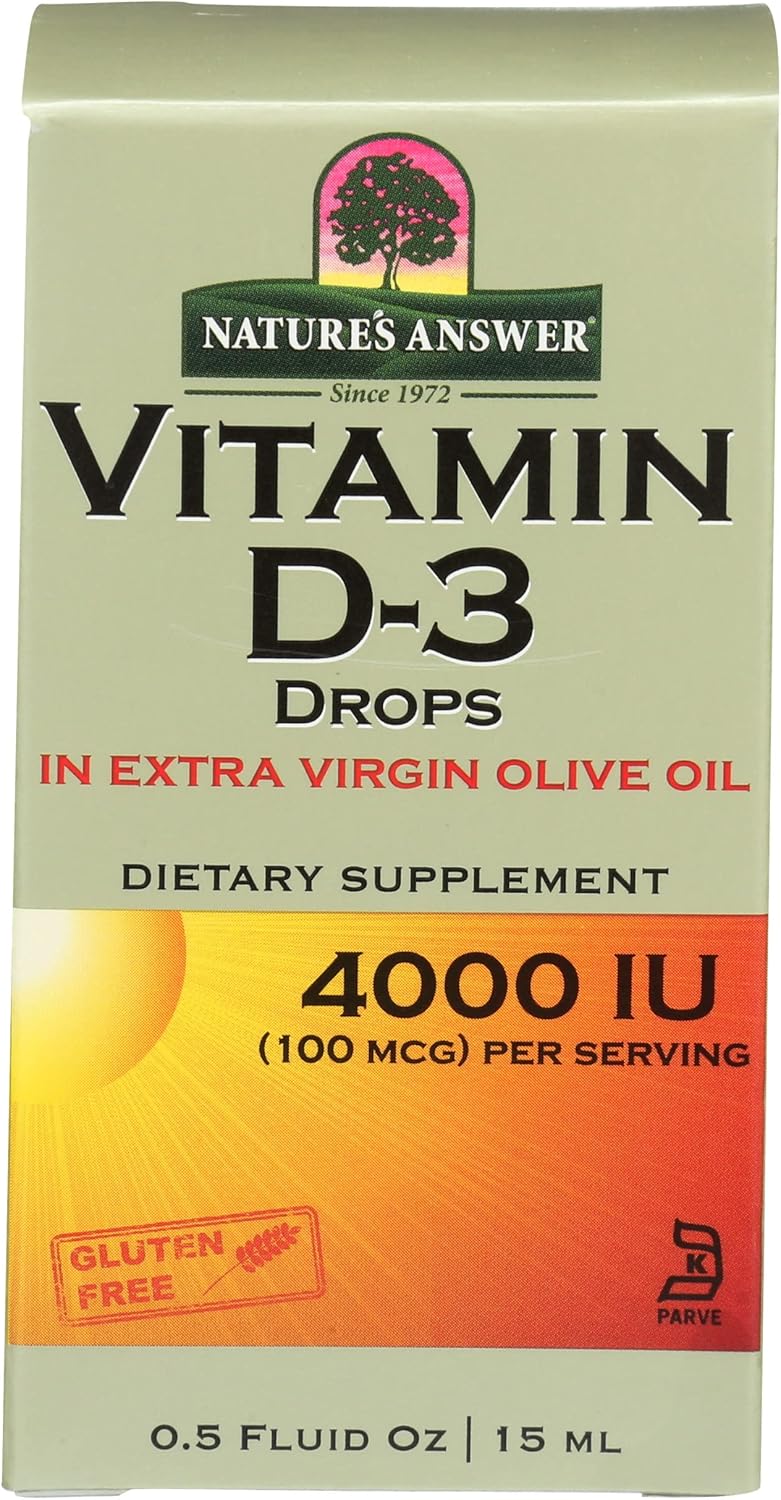 NATURE'S ANSWER VITAMIN D3 & K2,DROPS