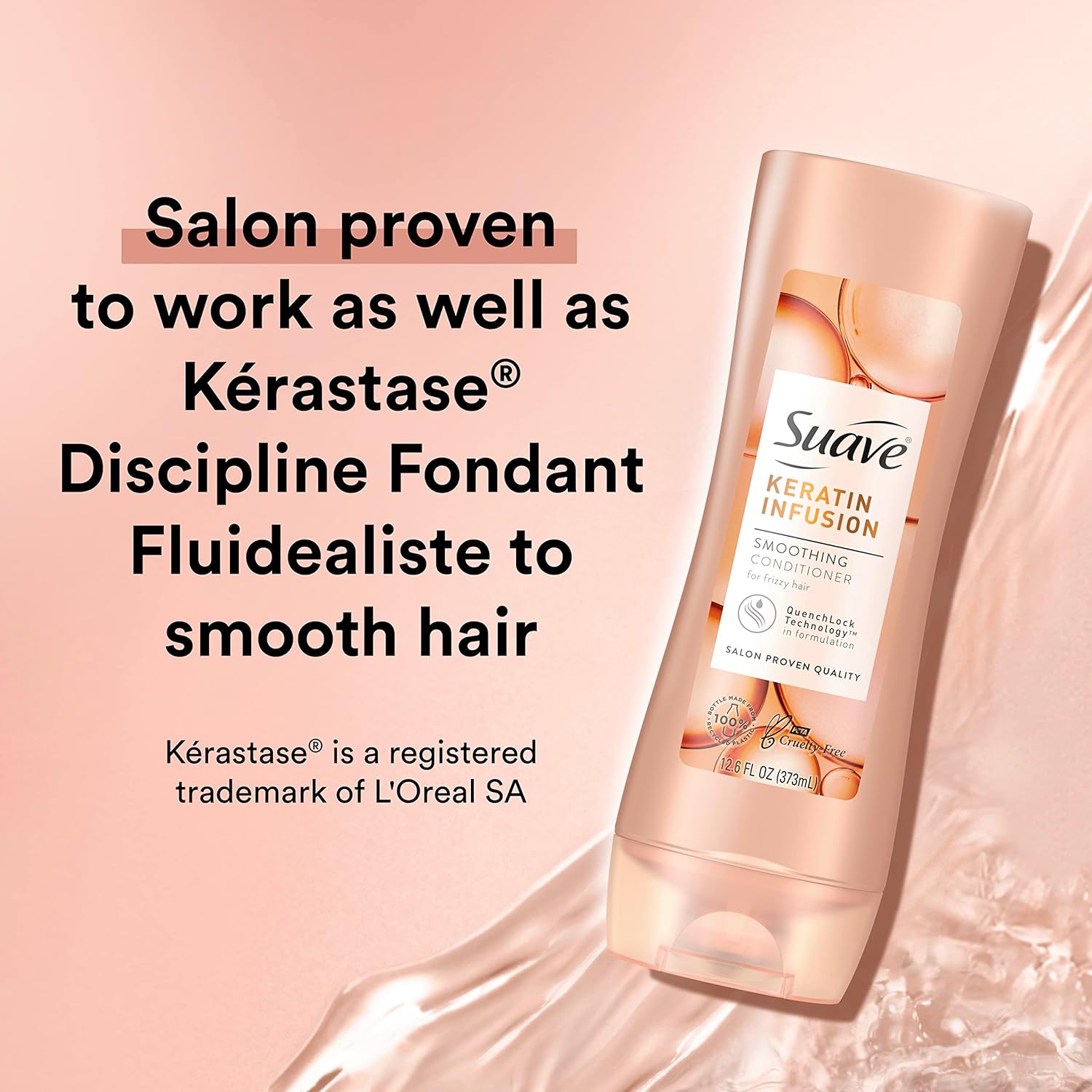 SUAVE KERATIN SMOOTHING CND 12.6OZ