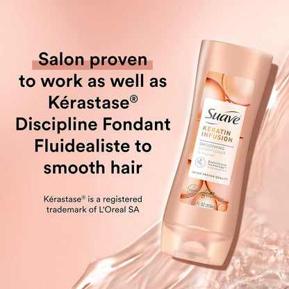 SUAVE KERATIN SMOOTHING CND 12.6OZ