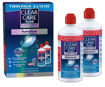 CLEAR CARE SL 2X12OZ TWIN PACK