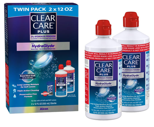 CLEAR CARE PLUS SL 2X12OZ