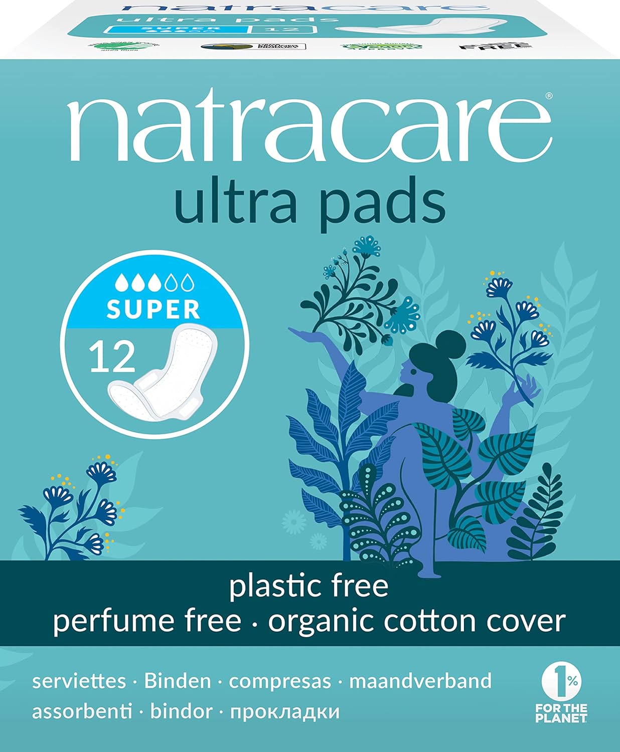 NATRACARE PADS,ULTRA XTRA,LONG,WNG