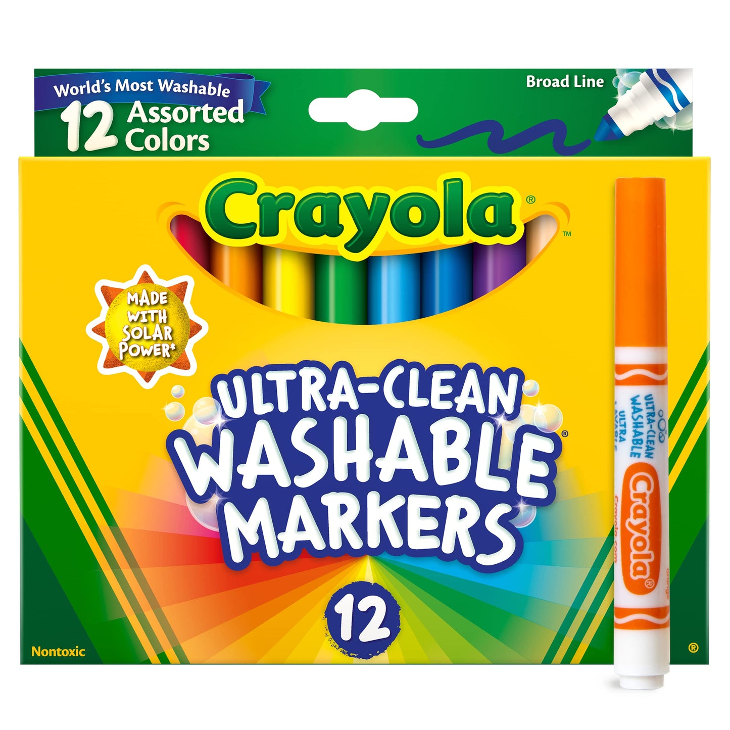CRAYOLA MARKERS 8 BROAD LINE
