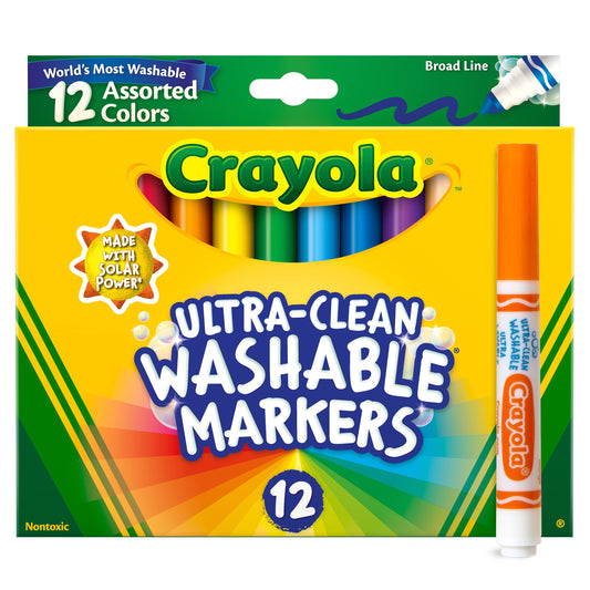 CRAYOLA MARKERS 8 BROAD LINE