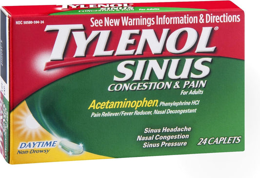 TYLENOL SINUS/HEADACHE DAY CAP 24CT