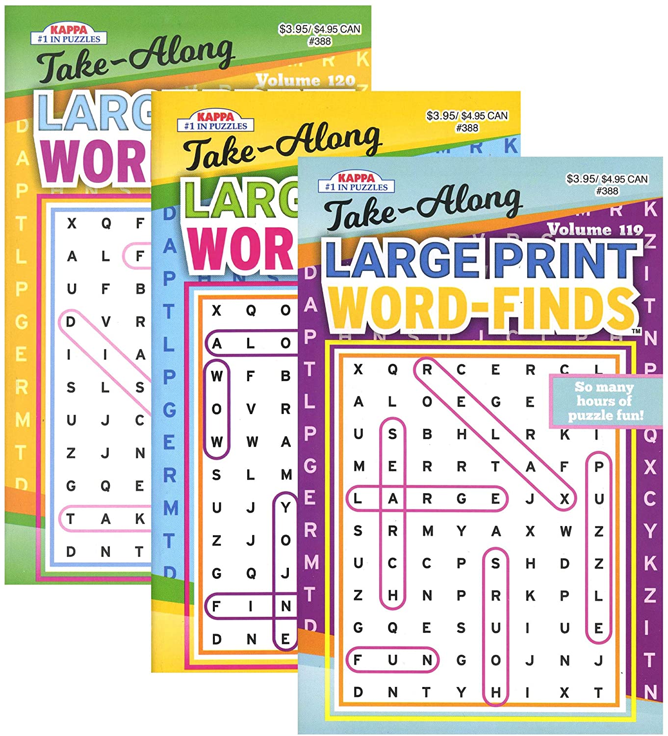 Kappa Take-Along Large Print Word-Finds Puzzles Volume 69