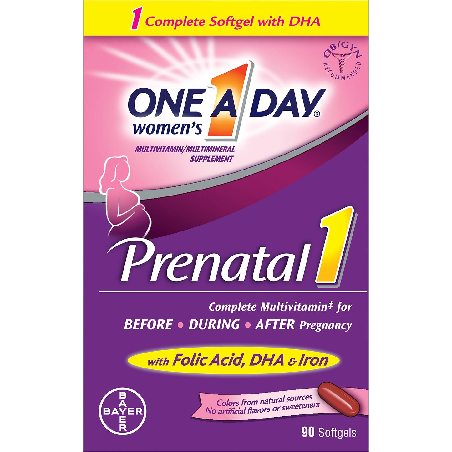 ONE-A-DAY WOMENS PRENATAL 1 SOFTGEL 30CT