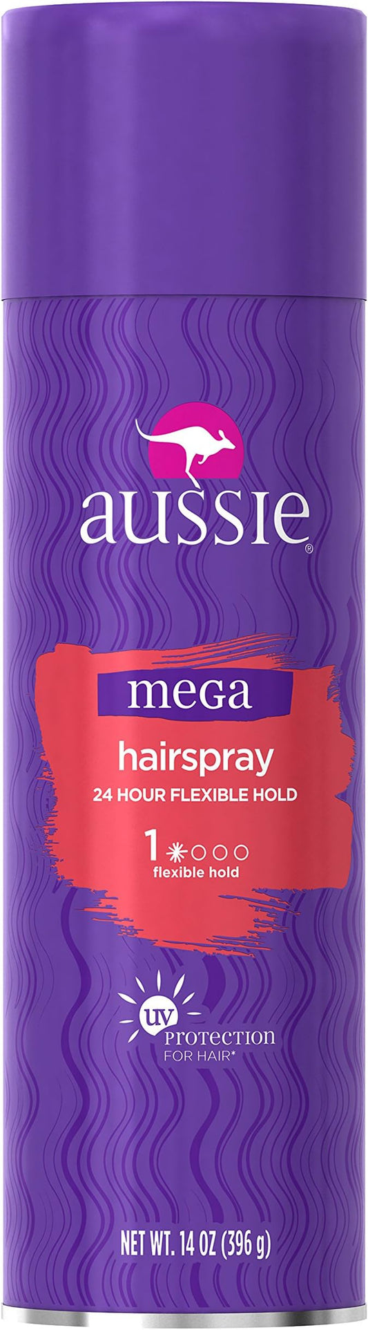 AUSSIE MEGA FLEX HAIR SPRAY 10Z
