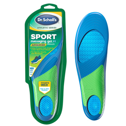 DR SCHOLLS SPORT MEN MASSG GEL INS 1PR