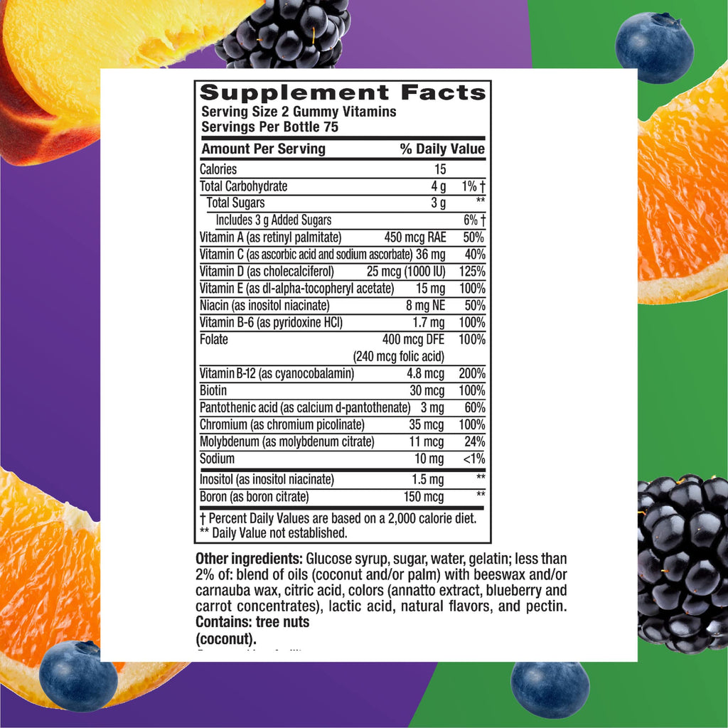 VITAFUSION MULTIVITES GMY 70CT