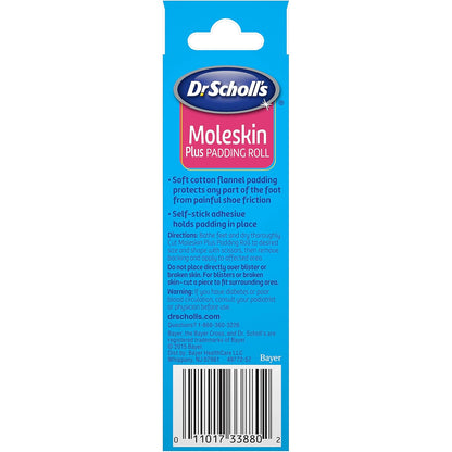 Dr. Scholls Moleskin Padding Roll (24In X 4 5/8in)