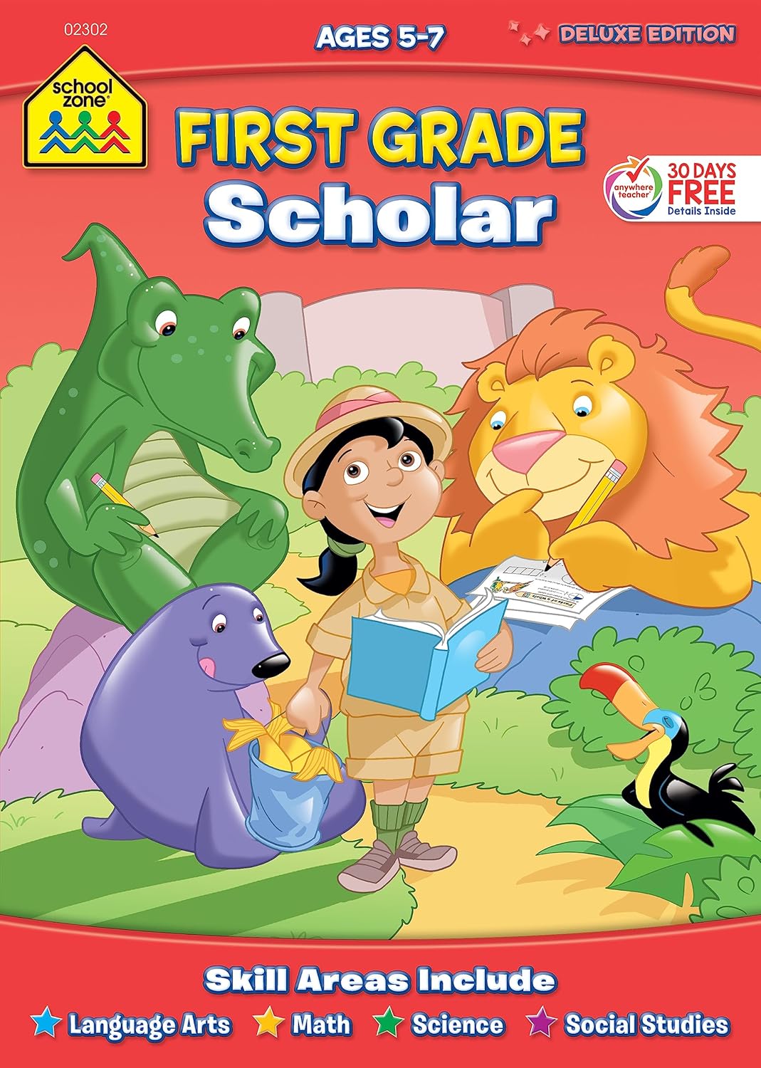 School Zone My First Crosswords Grades 1-2 Workbook