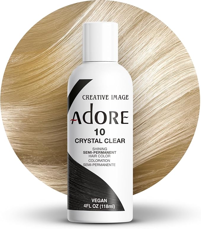 Adore Semi-Permanent Haircolor #010 Crystal Clear 4oz