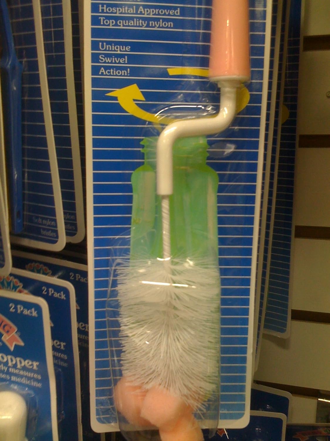 Babyking Easy Swivel Bottle & Nipple Brush - Assorted