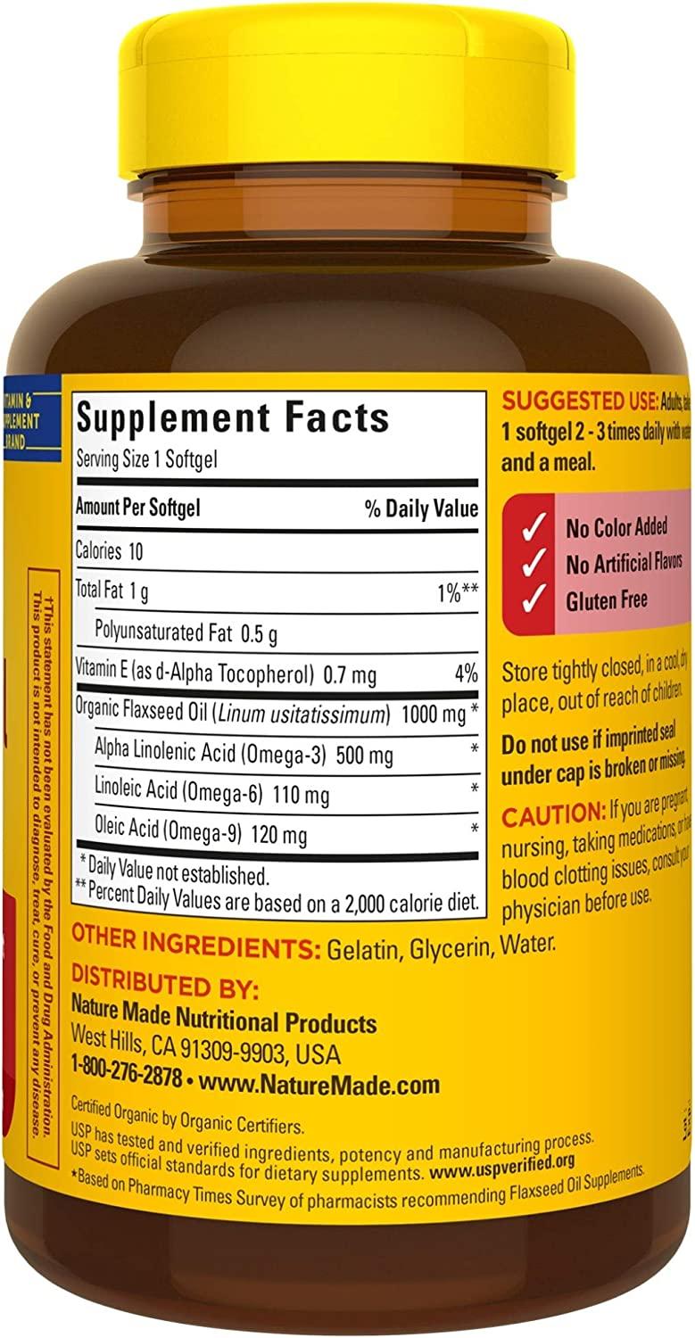 GNP FLAXSEED 1000 MG SGC 100