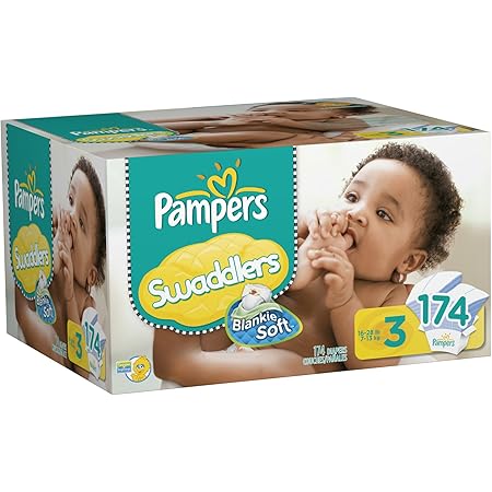 PAMPERS SWADDLERS ACTV SZ3 DPR 136CT DS