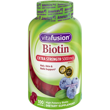 VITAFUSION BIOTIN CW 2500MCG 100