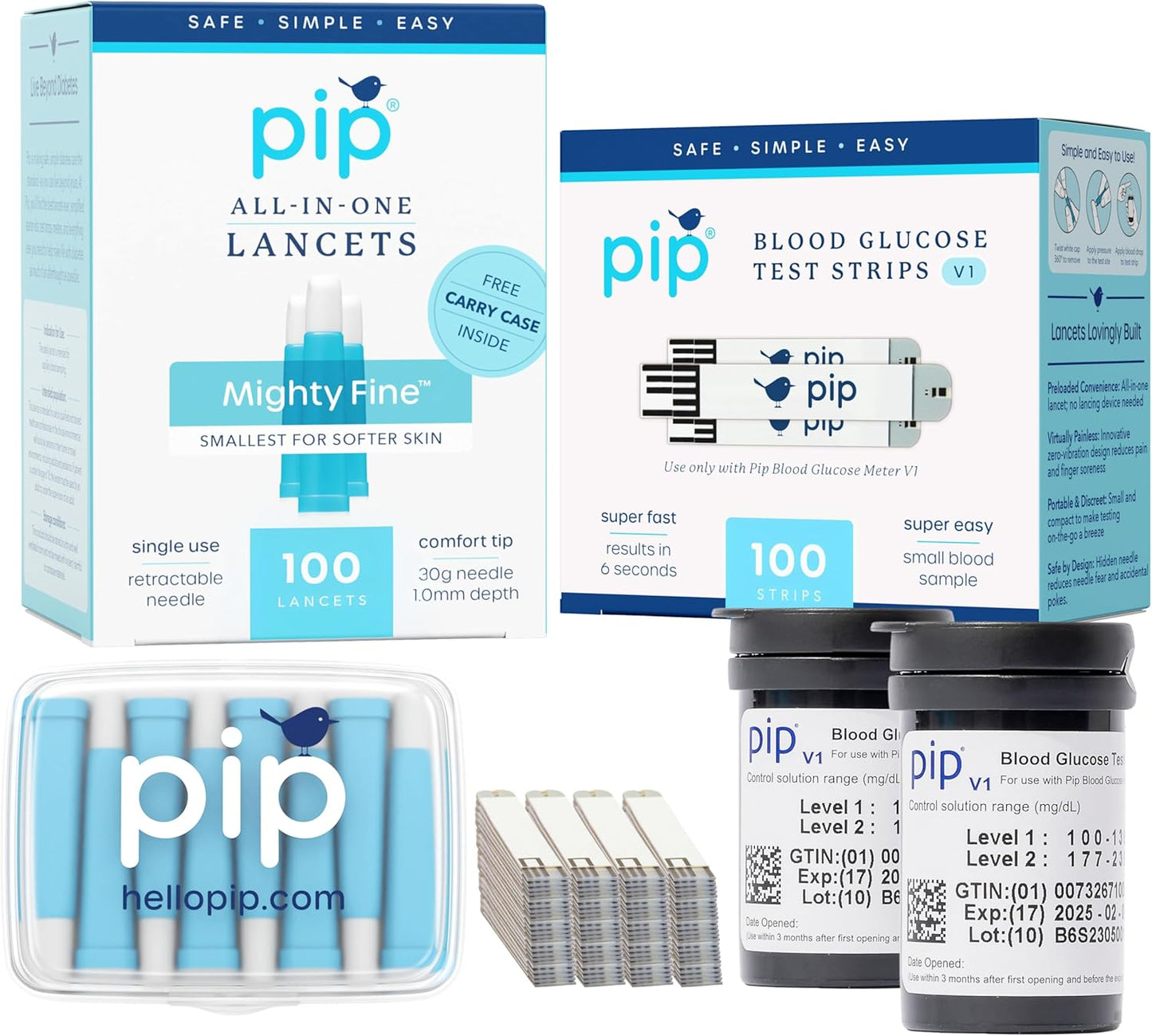 PIP SNGL-USE SAFETY 30GX1.0MM LNC 100CT