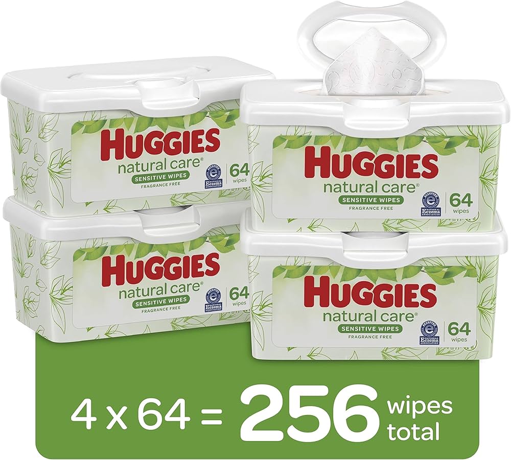 HUGGIES NATURAL CARE WIPE 184CT
