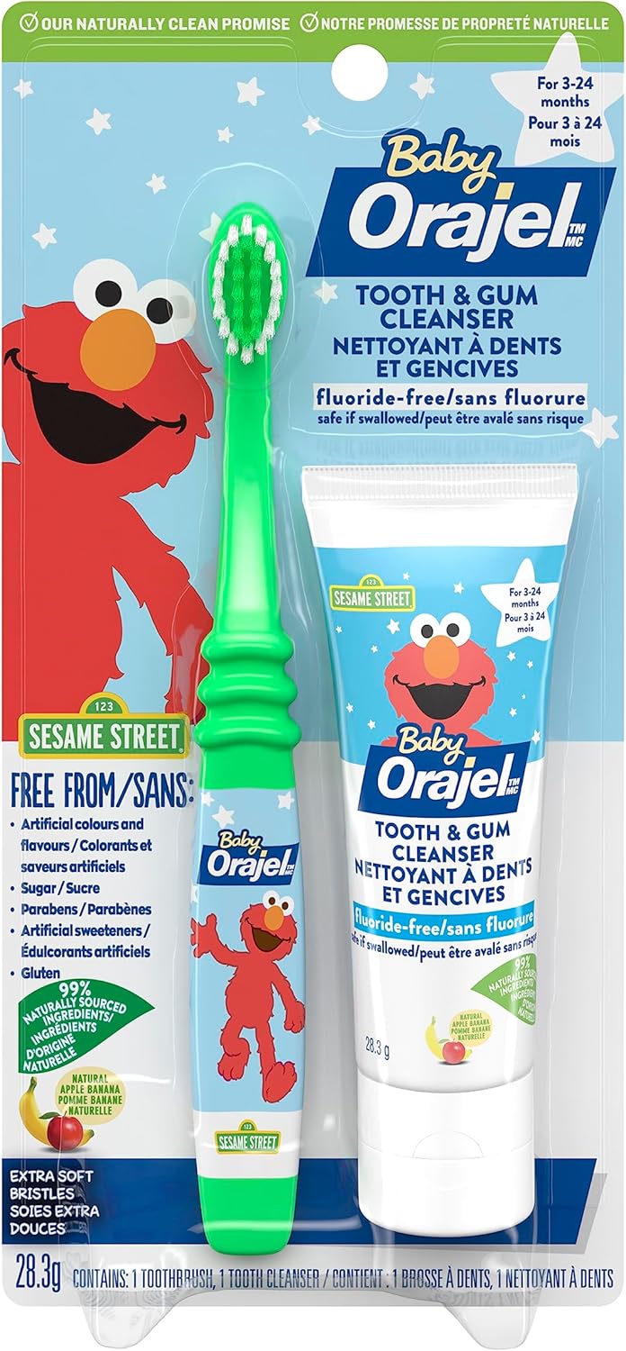 ORAJEL BABY TOOTH CLEANSER FRUIT 0.7OZ