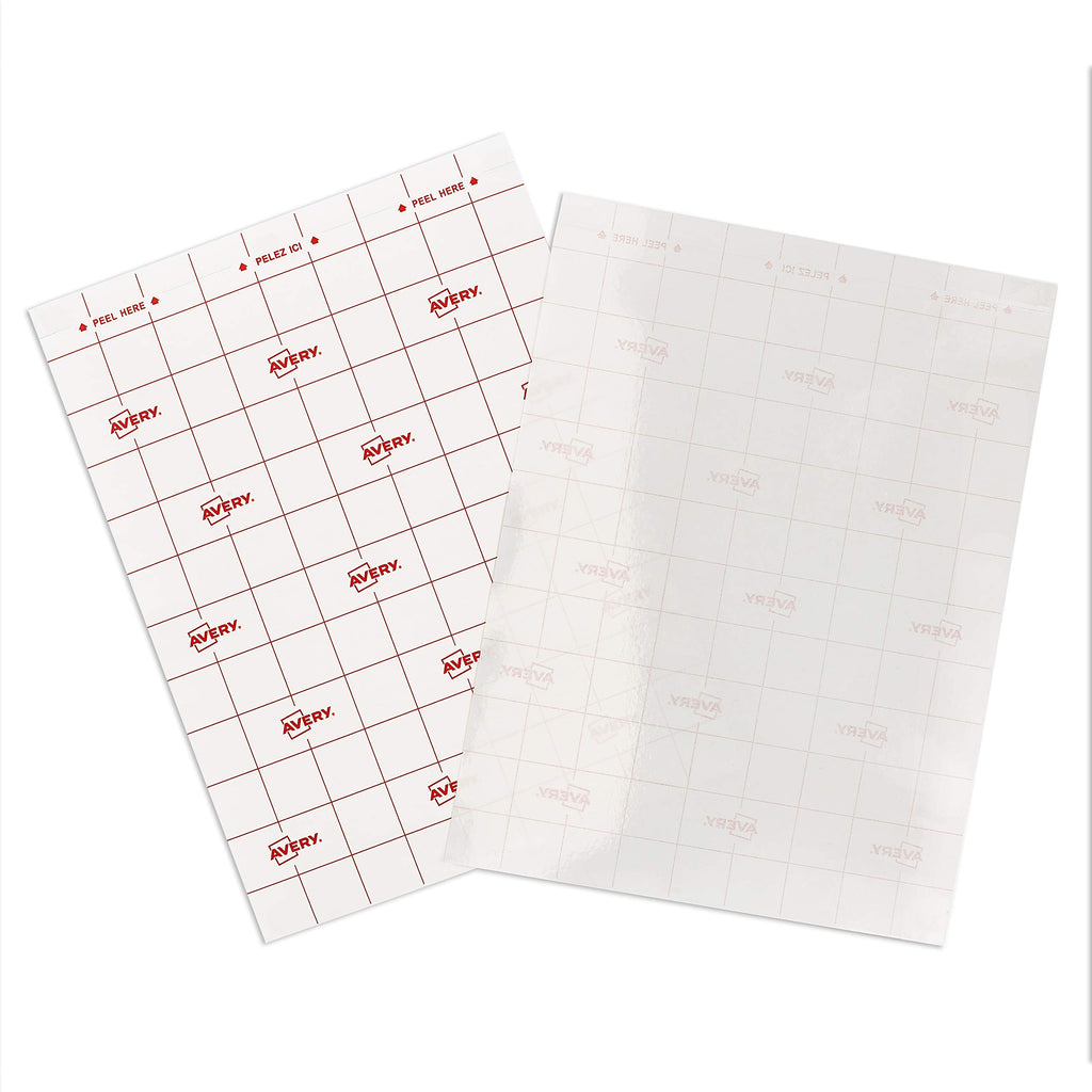 Avery Self-Adhesive Laminating Sheet, 9" x 12" - Clear, 2 count