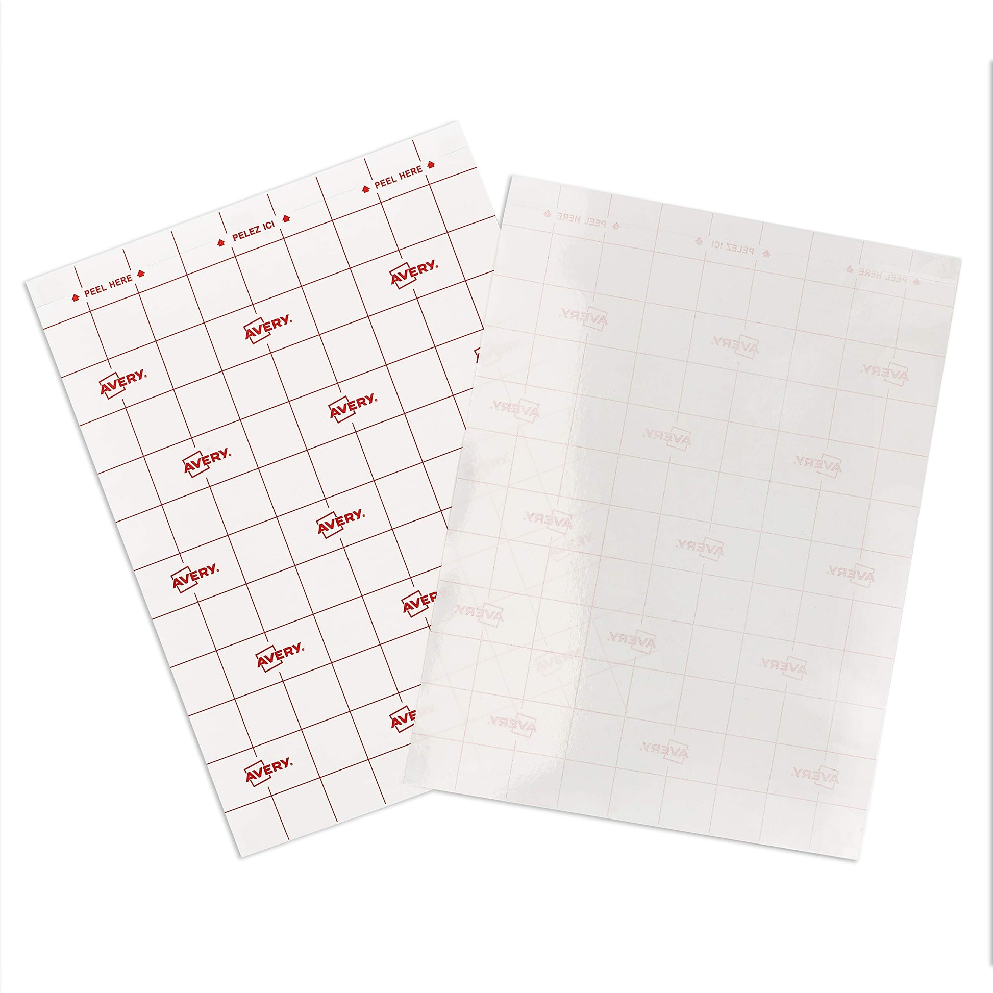 Avery Self-Adhesive Laminating Sheet, 9" x 12" - Clear, 2 count
