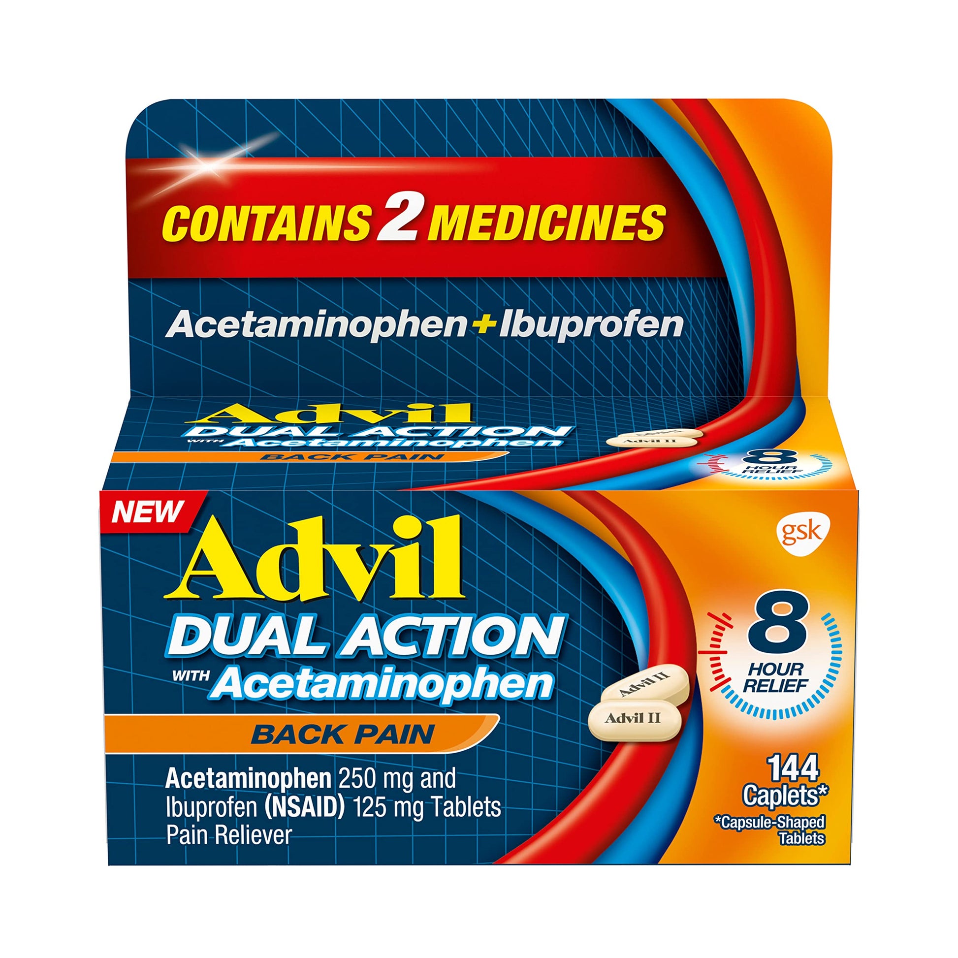 ADVIL DUAL ACTION TB 250-125MG 36