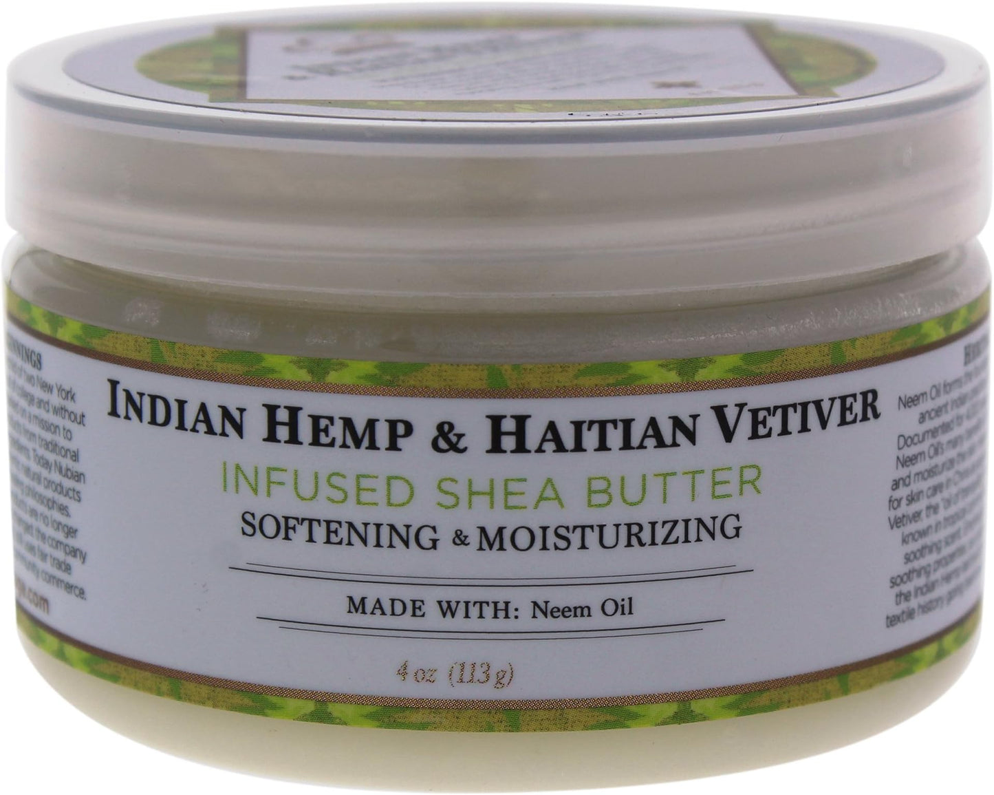 NUBIAN HERITAGE LOTION,INDIAN HEMP&HATIAN