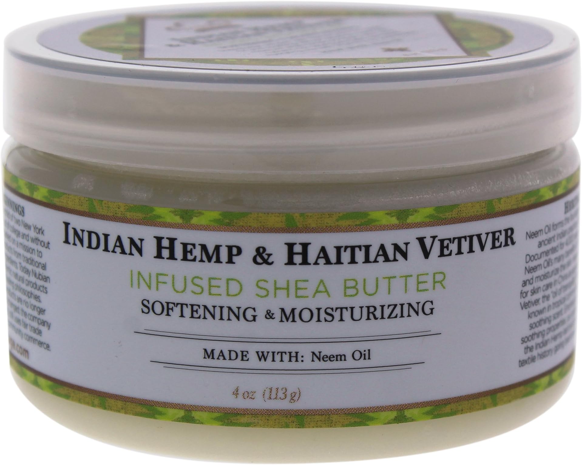 NUBIAN HERITAGE LOTION,INDIAN HEMP&HATIAN