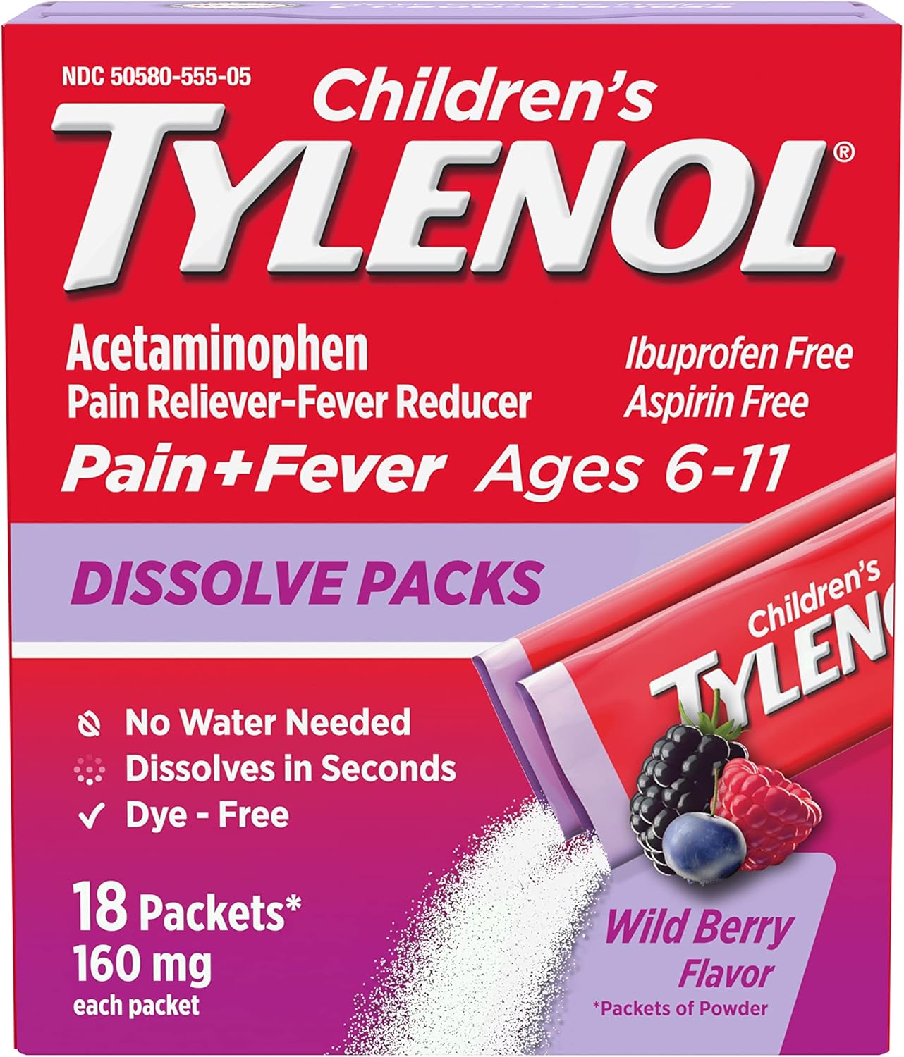 TYLENOL CHD SS 160MG/5ML120ML CHY
