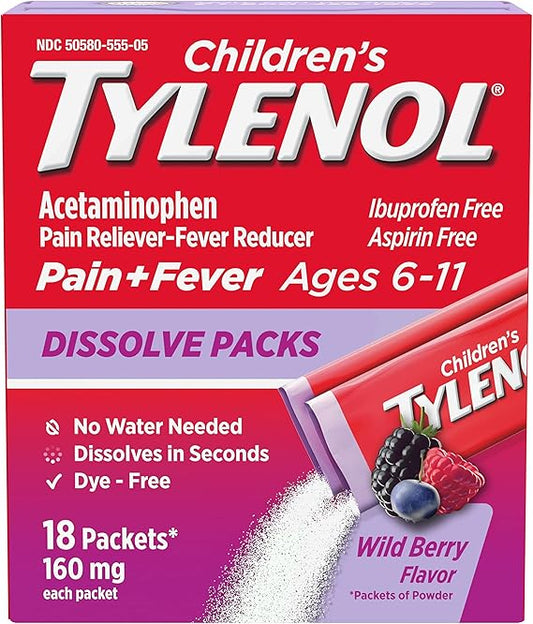 TYLENOL SS 160MG/5ML CHLD BGUM