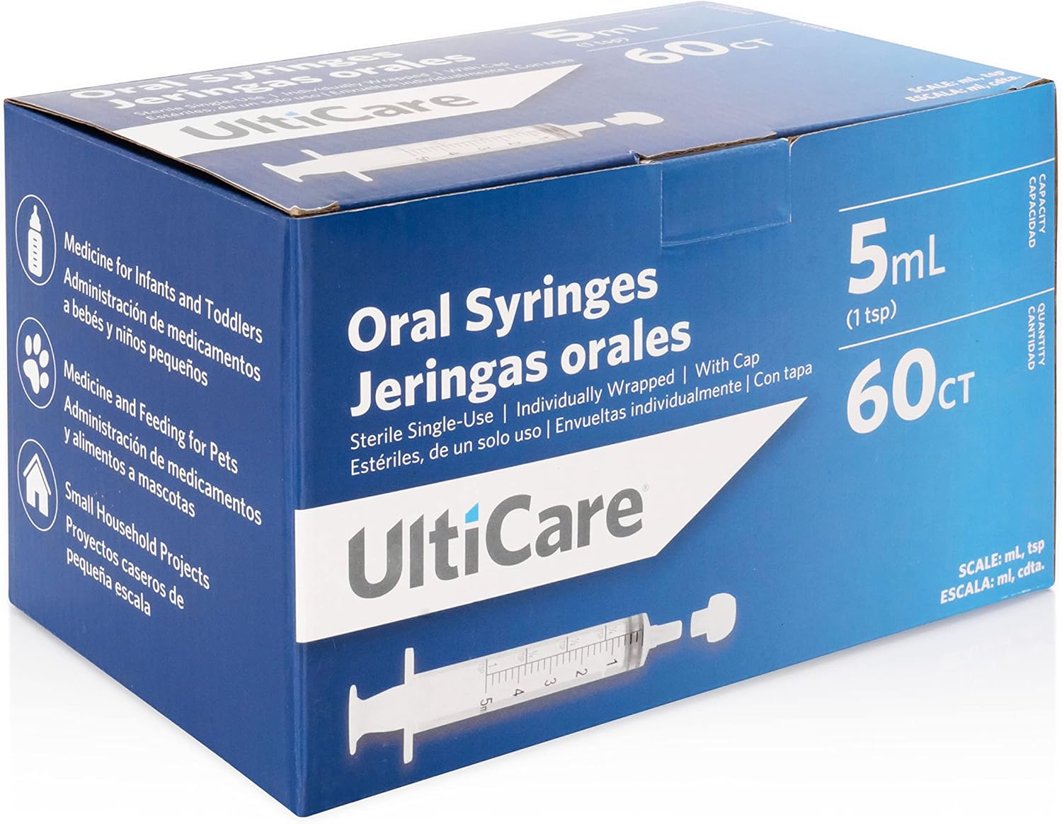 ULTICARE SYRINGE 5/16" 31GX3/10CC 100CT