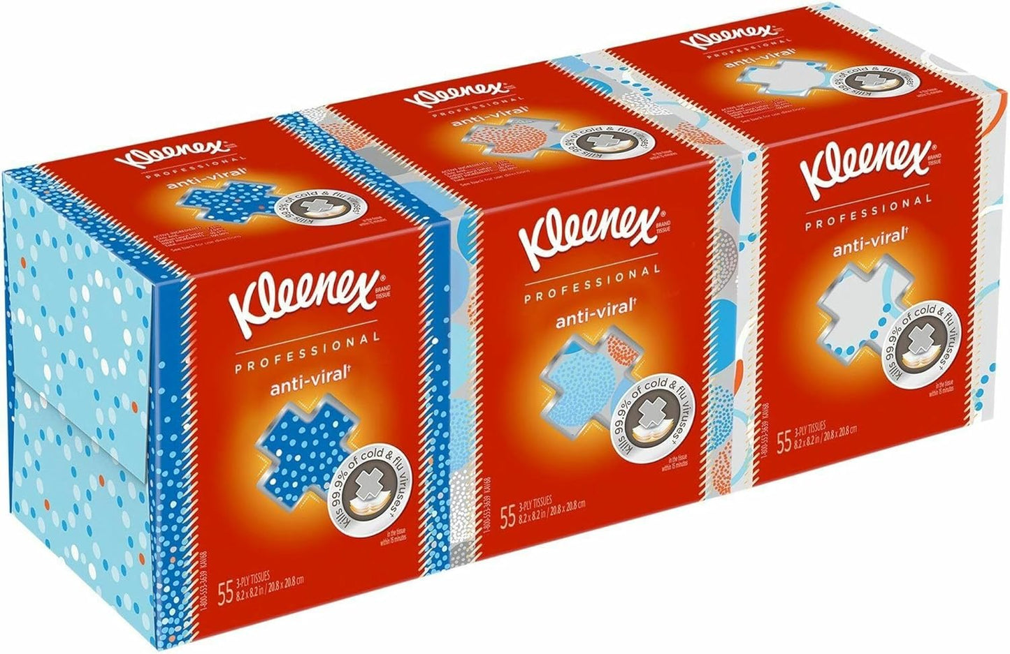 KLEENEX ANTIVIRAL UPRIGHT TISSUE 27X60CT