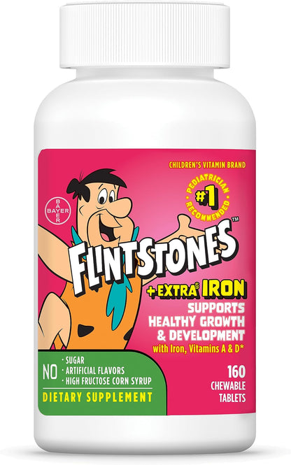 FLINTSTONES MULTI CHEW W/IRON 60CT