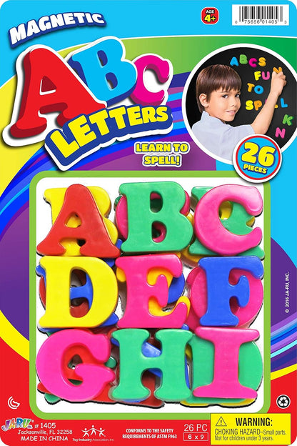 Ja-Ru Magnetic ABC Letters Learn To Spell