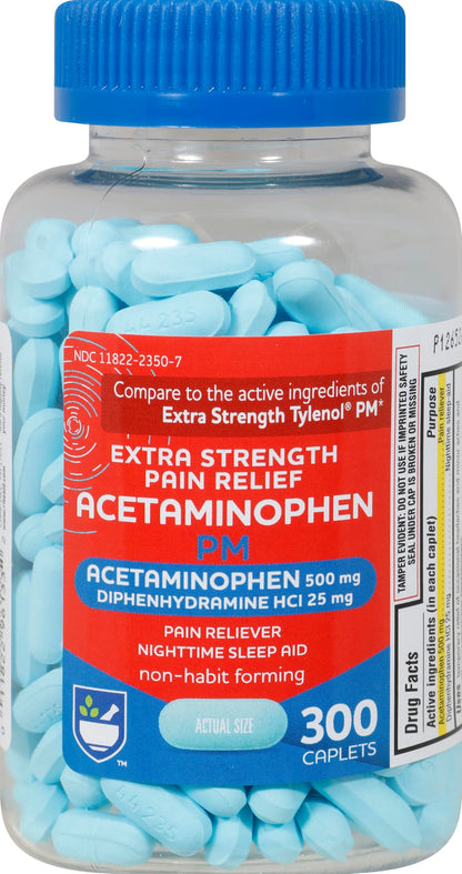 ACETAMINOPHEN 500MG CAPLET 100CT