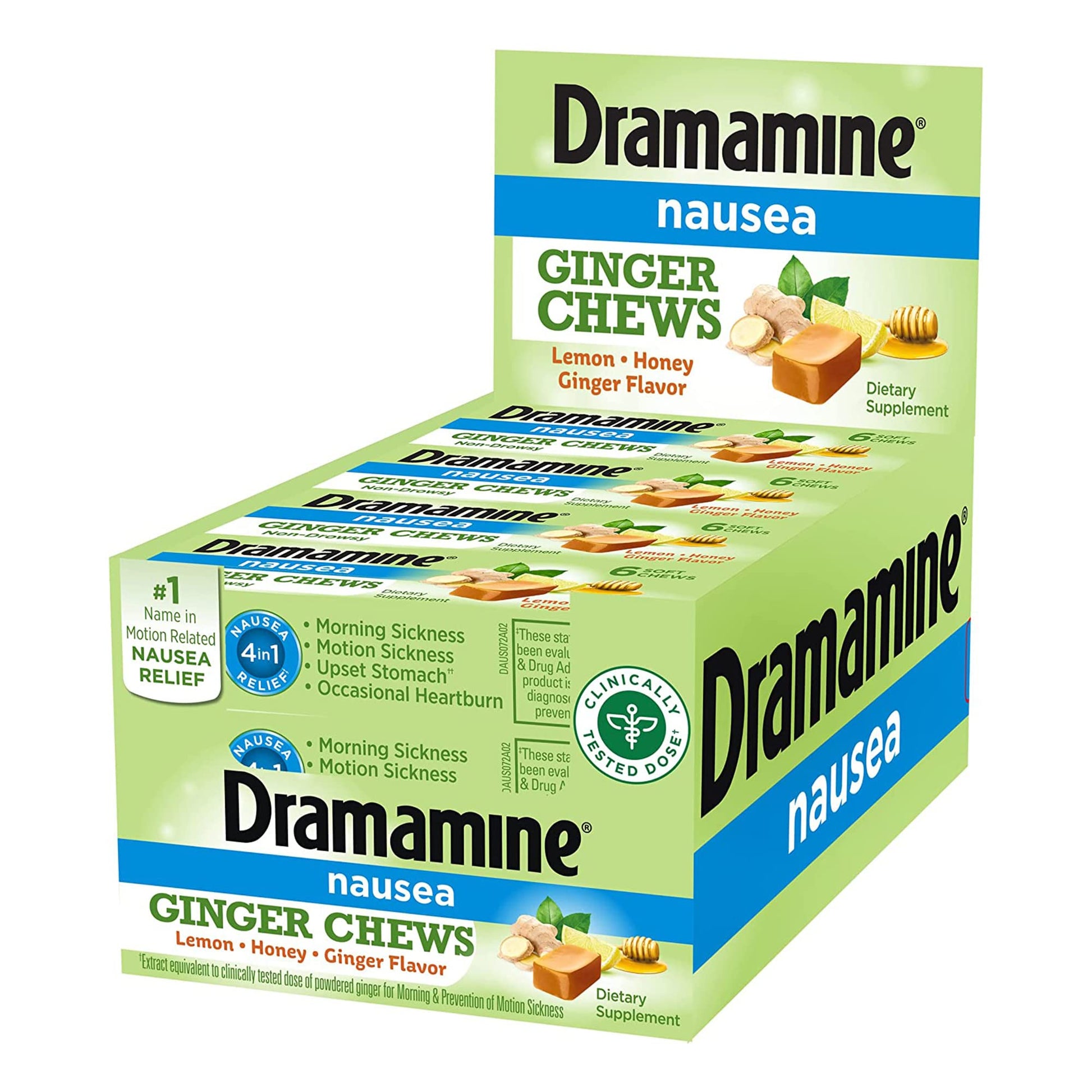 DRAMAMINE NAUSEA GINGER CW 20