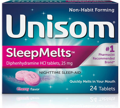 UNISOM SLEEPMELTS TD 25MG 24 CHY