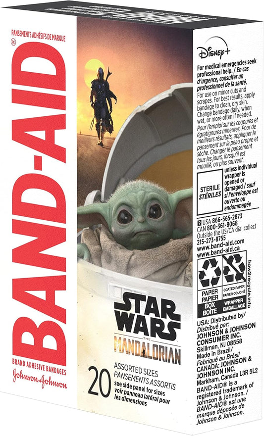 BAND AID KID STARWARS ASST 20CT