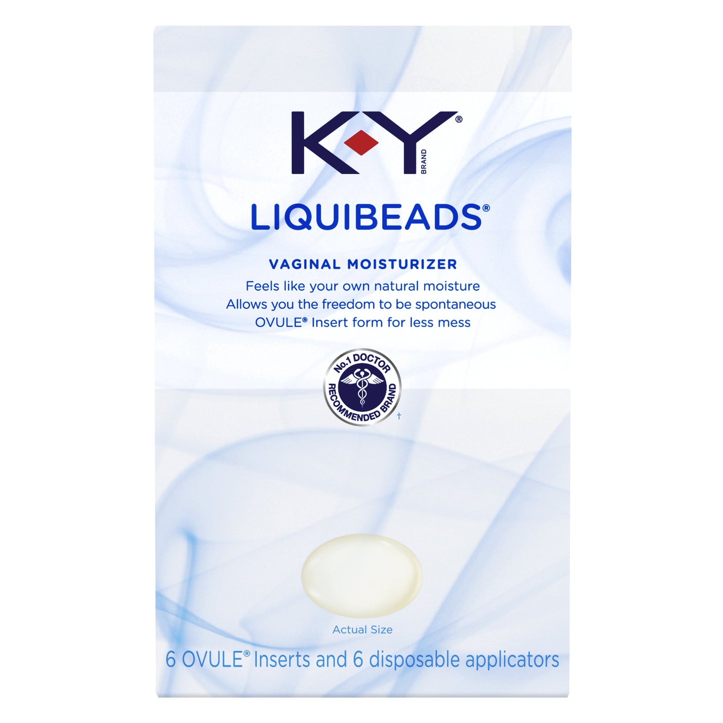 KY LIQUIBEADS VAGINAL MOISTURIZE LUB 6CT