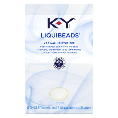 KY LIQUIBEADS VAGINAL MOISTURIZE LUB 6CT