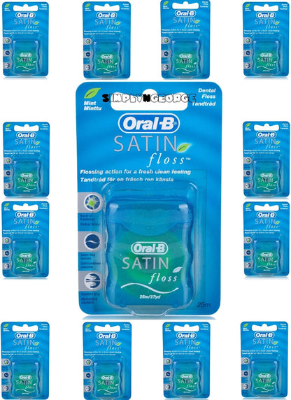 ORAL B FLOSS SATIN MINT 55YD