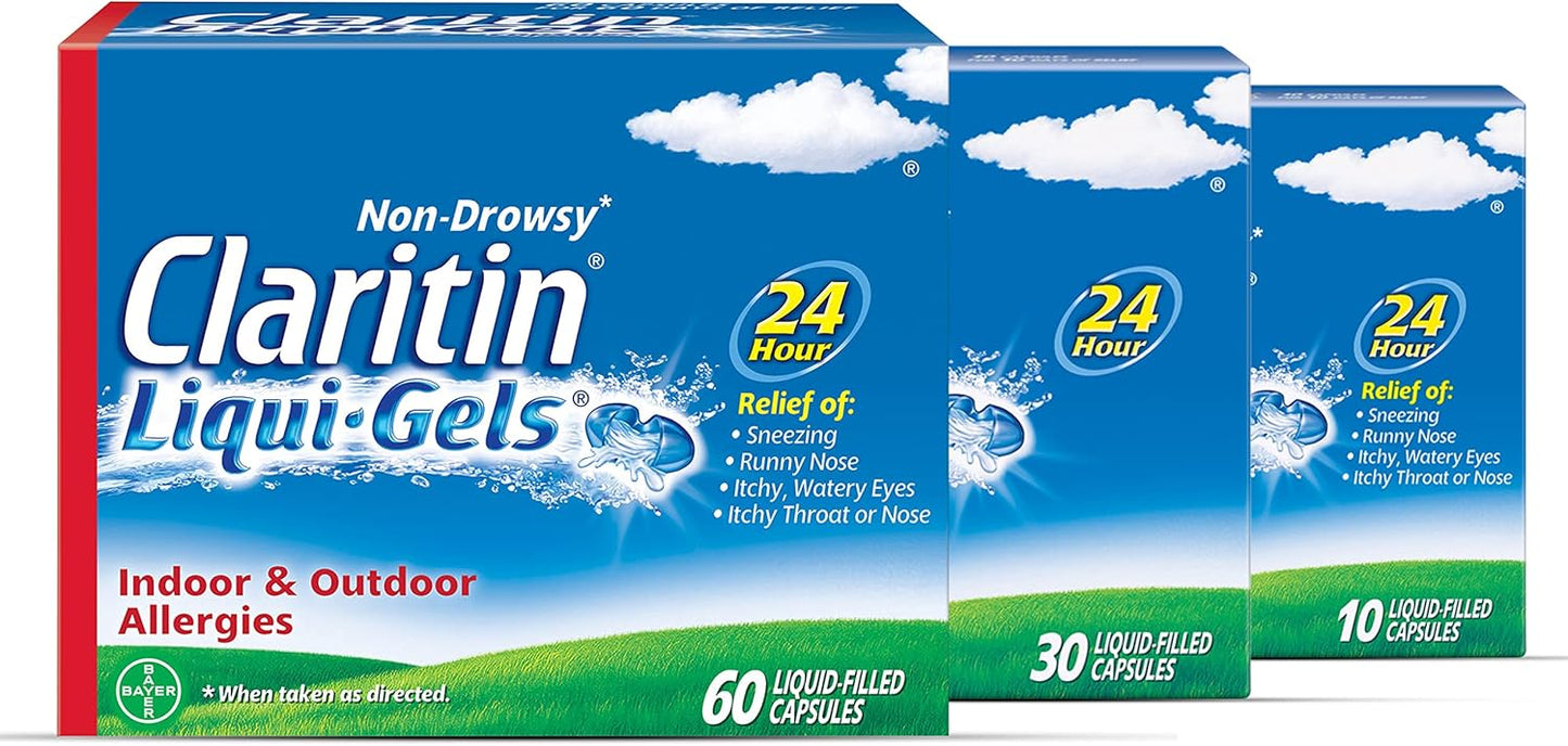 CLARITIN 10MG 24HR LIQUIGEL 10CT