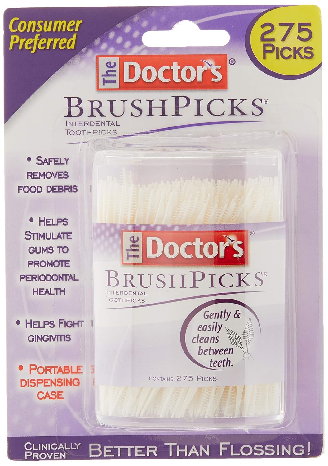 Doctors Brush Picks 275 Count .