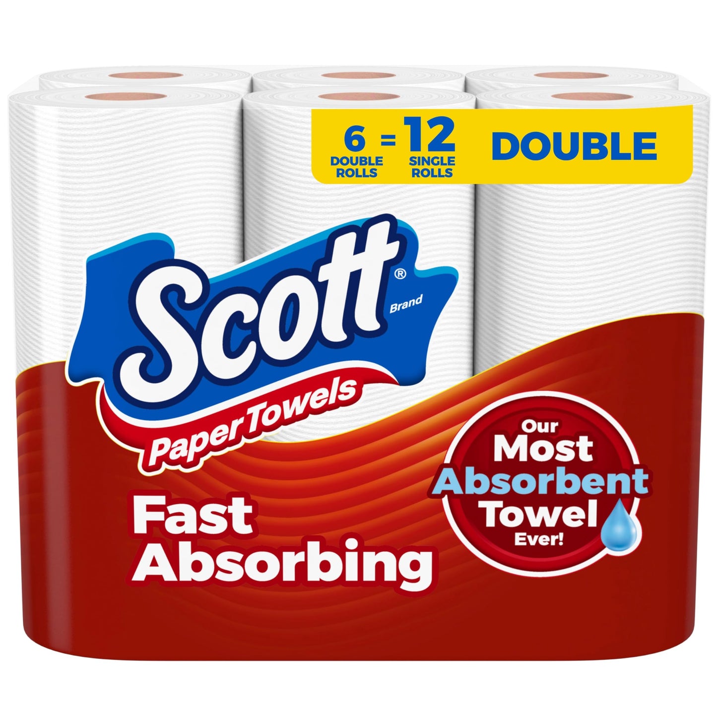 SCOTT PPR TOWELS CH-A-SHT 6DBL RL