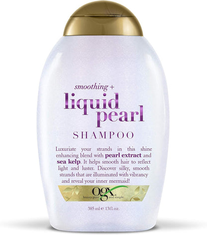 OGX SMTH/LIQ PEARL SHAMPOO 13OZ