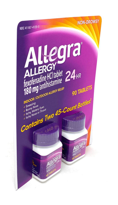 ALLEGRA ALLERGY 24H TB 180MG 90