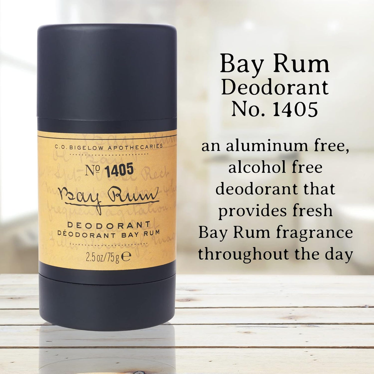DEODORANT,MENS,BAY RUM