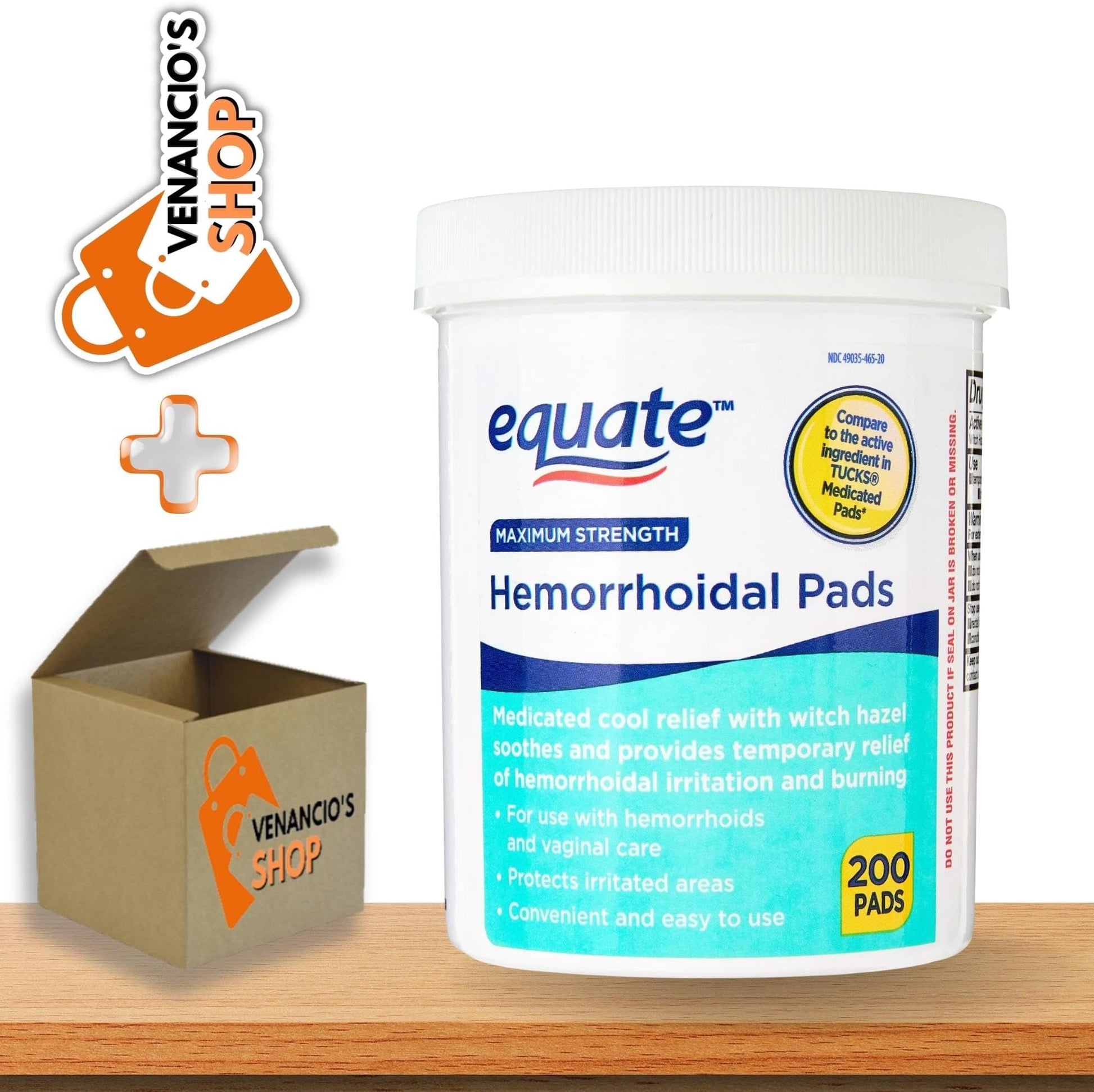 MEDICATED PADS PA 50% 100